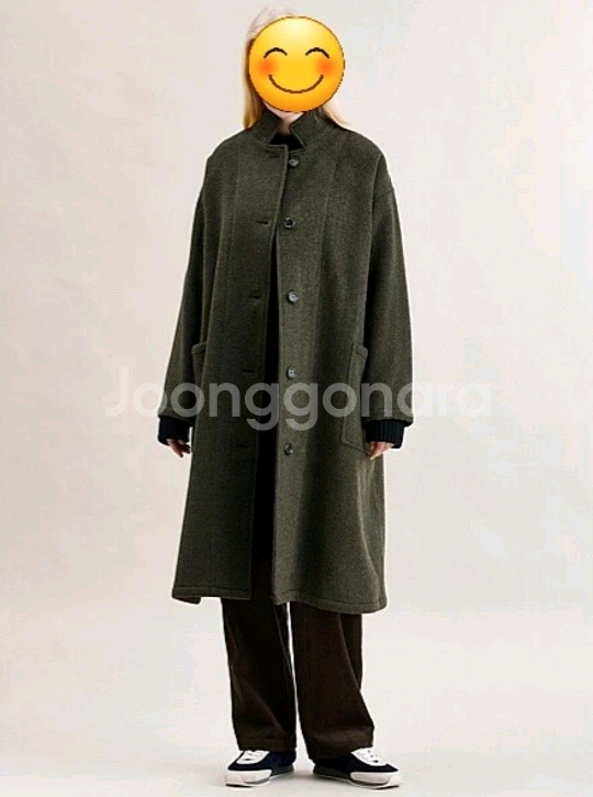 스튜디오톰보이 울혼방코트(새상품)--1