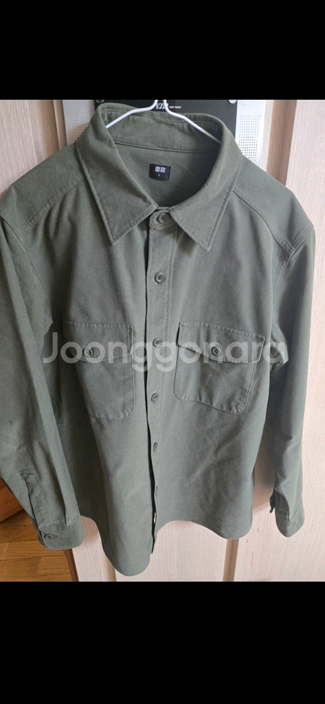 유니클로 셔츠자켓 코치자켓 매장정품--1