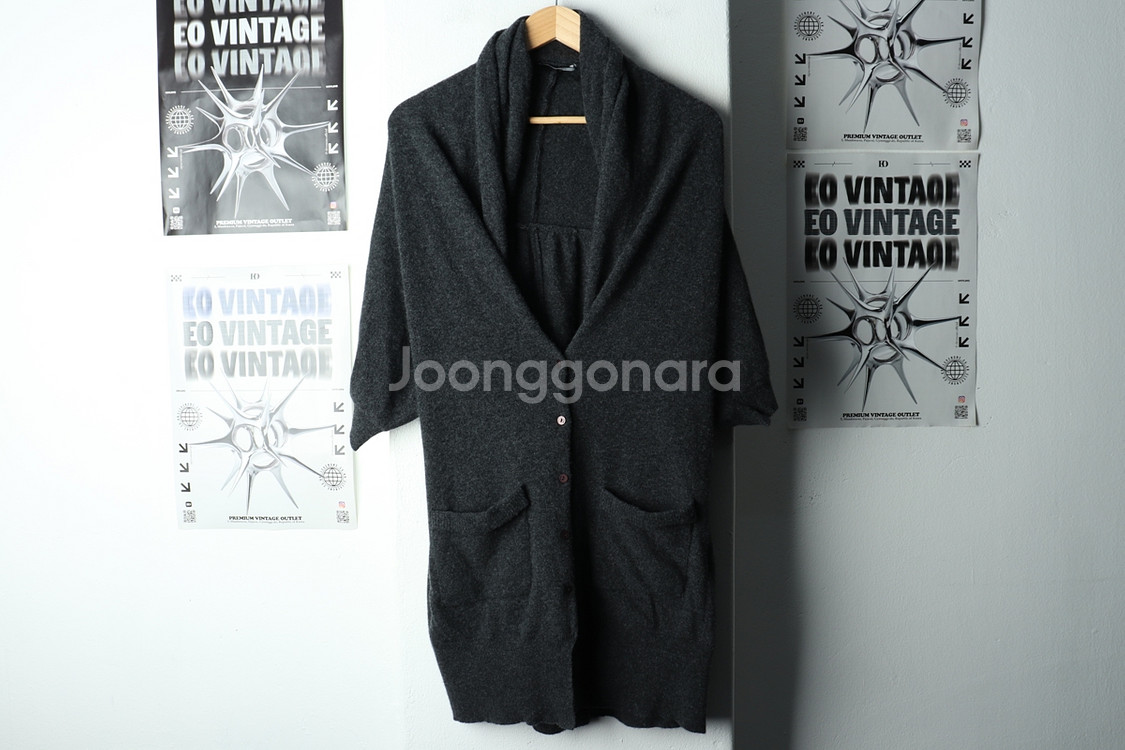 W(M) 브랜드빈티지 니트 가디건 주크 울 유니크--1