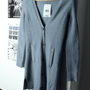 W(S) 헤지스 니트 가디건 블루 울