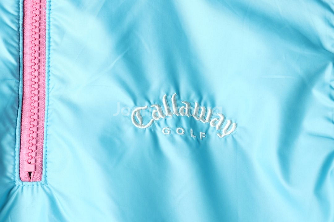 W(L) 캘러웨이 카라 긴팔티셔츠 골프 니트 반집업--4