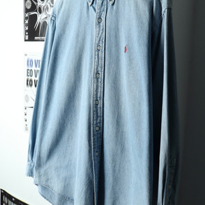 (L-XL) 폴로 랄프로렌 셔츠 남방 데님 청
