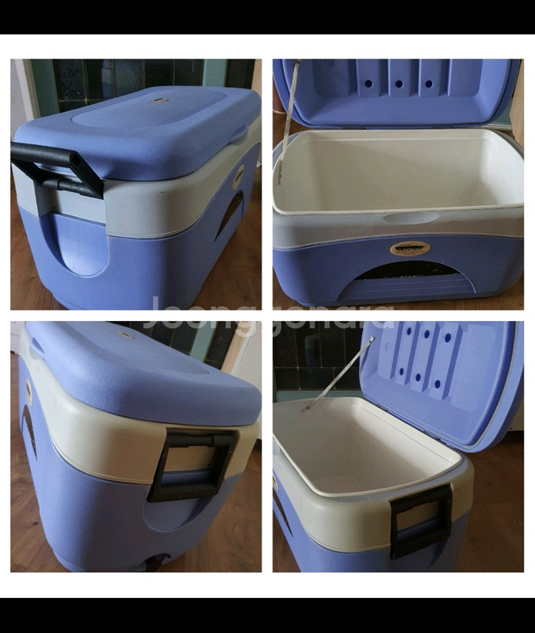 아이스박스큼직해서캠핑갈때좋음튼튼함저렴히2만5천원그외쇼핑백50개덤임--5