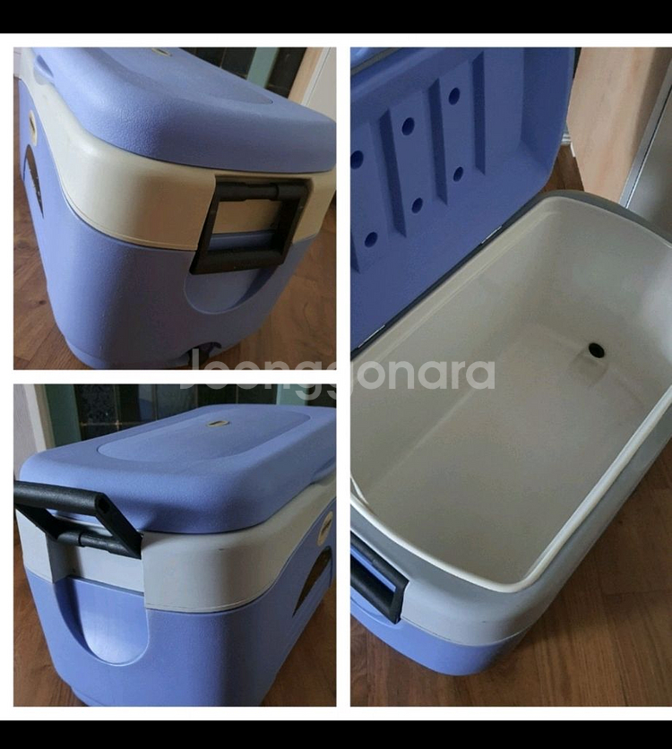 아이스박스큼직해서캠핑갈때좋음튼튼함저렴히2만5천원그외쇼핑백50개덤임--8