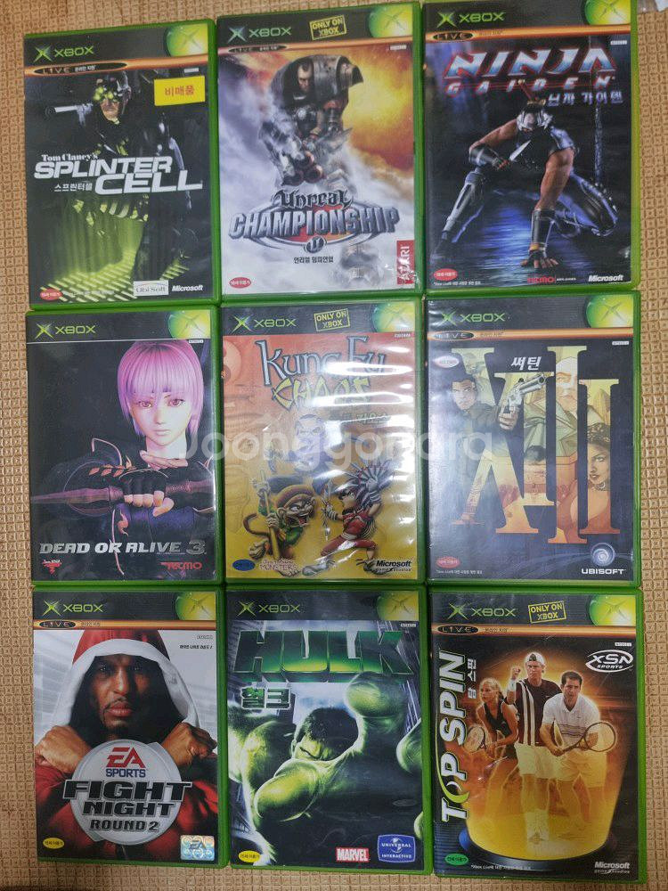오리지널 엑스박스 XBOX 구엑박 게임--0
