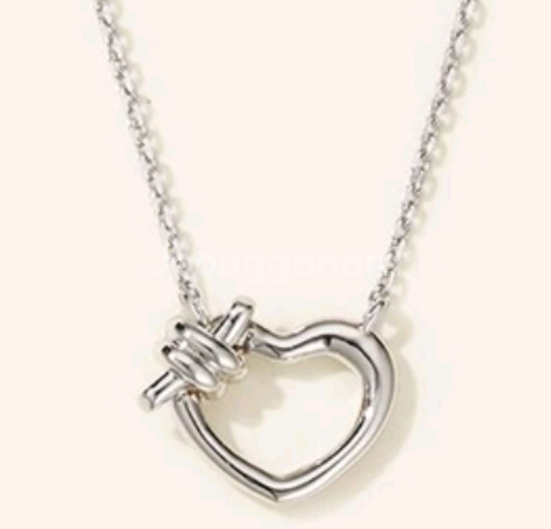 메트로시티 14K 화이트골드 목걸이 새상품입니다.--0