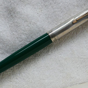 파카 51 만년필 낫소그린 실버캡 더블주얼리 EF