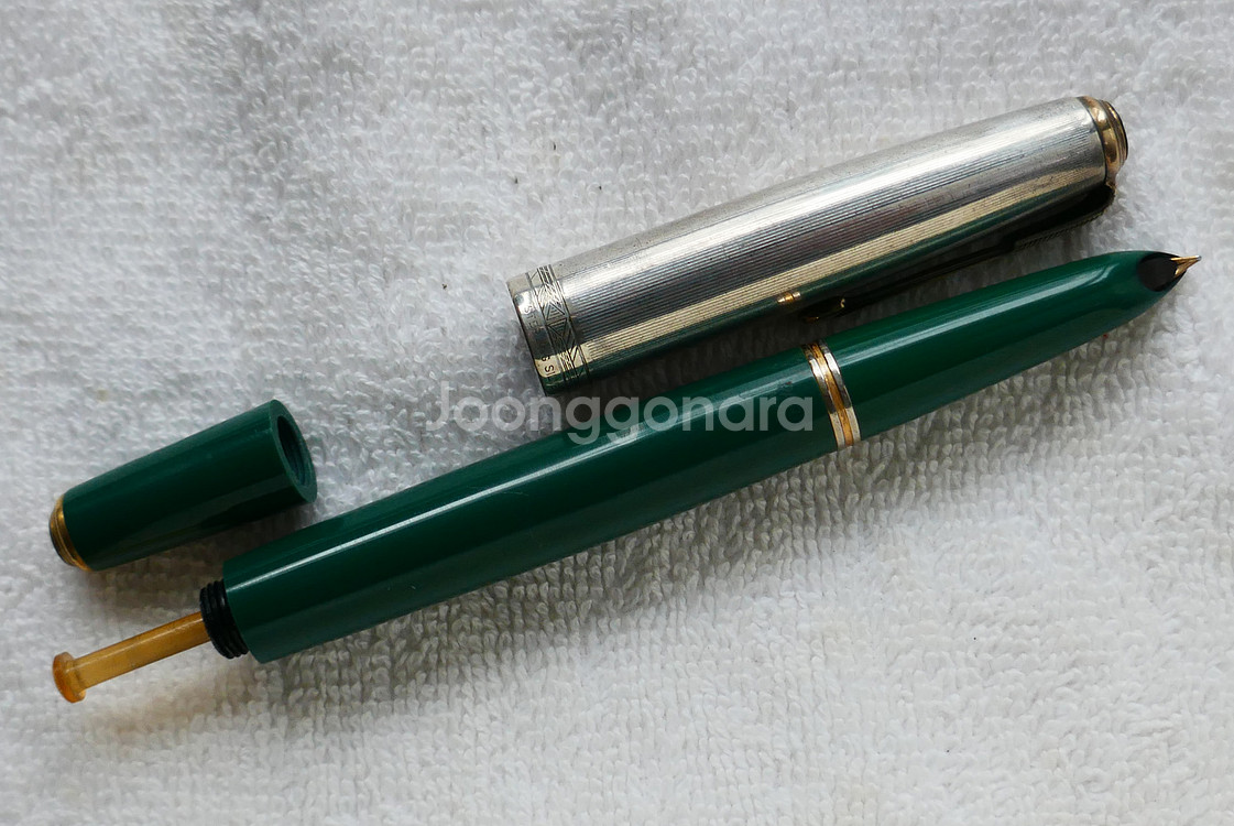 파카 51 만년필 낫소그린 실버캡 더블주얼리 EF--2