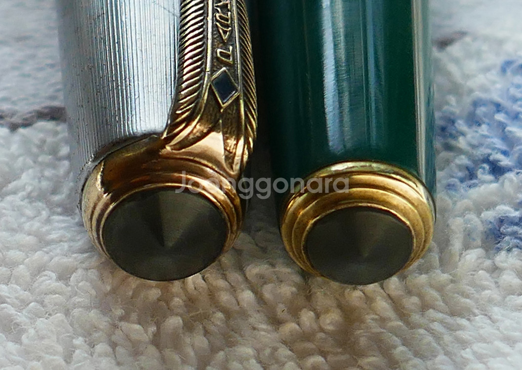 파카 51 만년필 낫소그린 실버캡 더블주얼리 EF--4