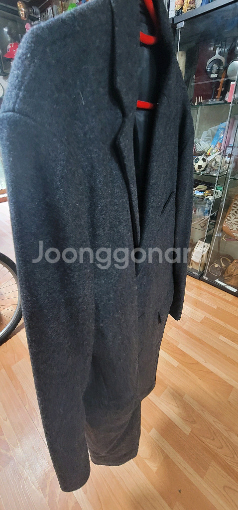 La Catenella 남성 코트 XL/110 사이즈입니다- 모 53% 혼방 케시미어 소재로 제작되었습니다- 회색톤--3