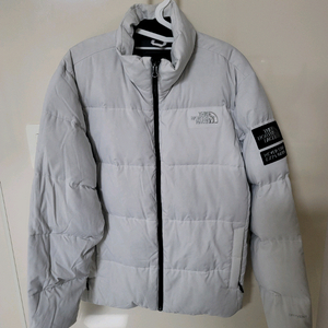 노스페이스 밝은그레이 경량패딩 95사이즈 상태굿