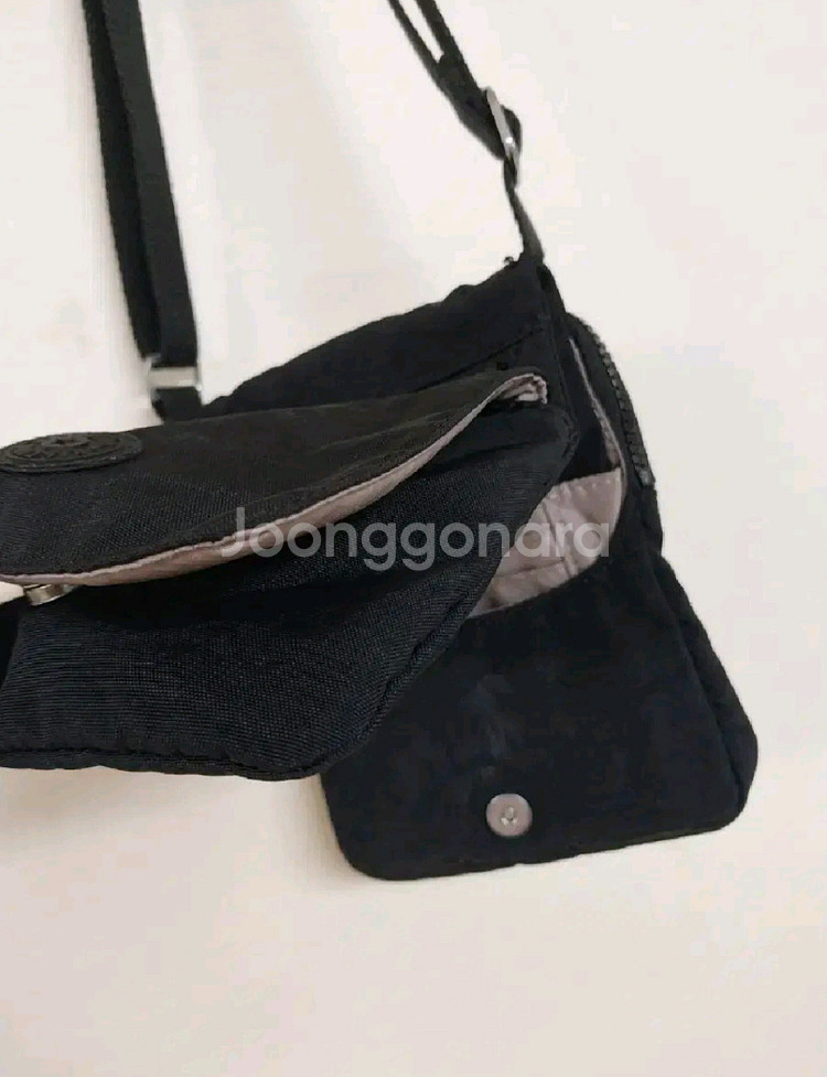 남녀공용 키플링 엘도라도 미니 크로스백, 메신저백, 숄더백 (블랙)--2