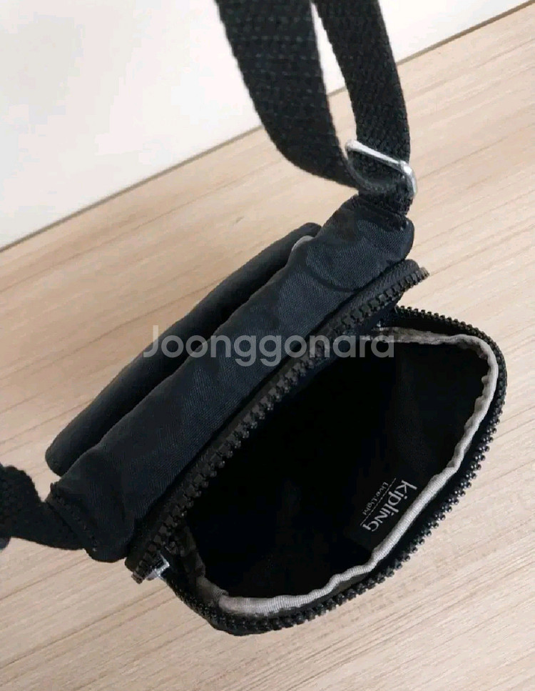 남녀공용 키플링 엘도라도 미니 크로스백, 메신저백, 숄더백 (블랙)--5