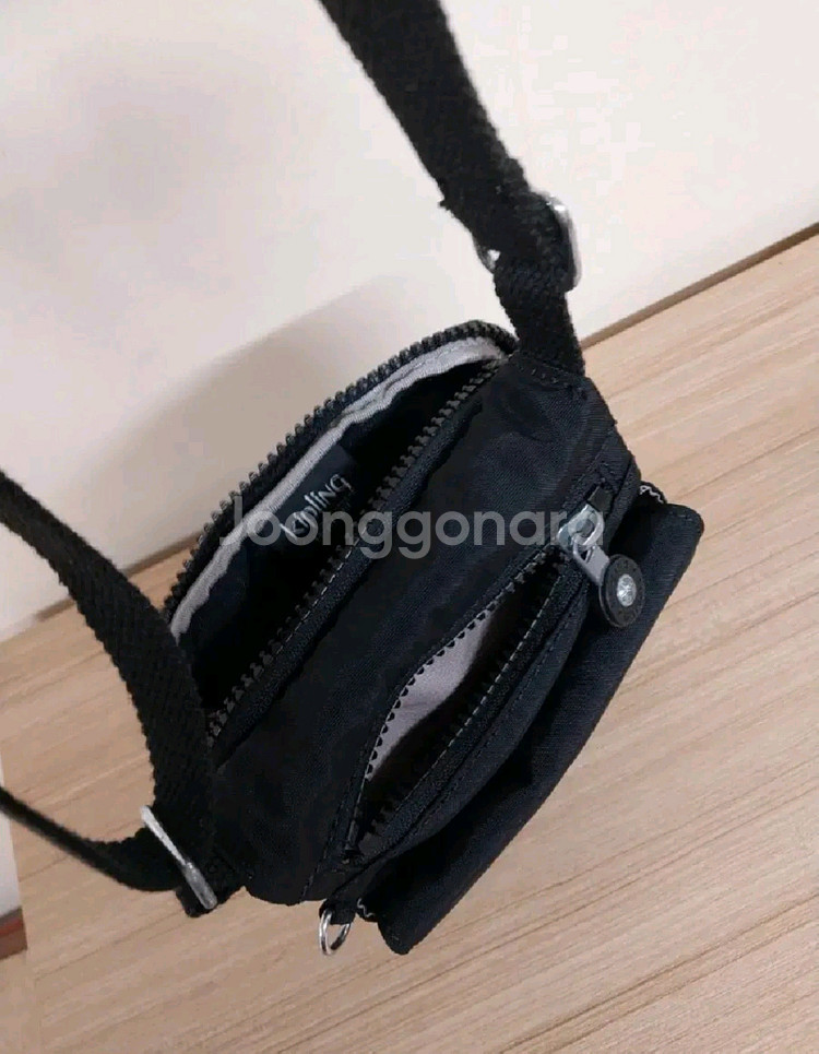 남녀공용 키플링 엘도라도 미니 크로스백, 메신저백, 숄더백 (블랙)--6