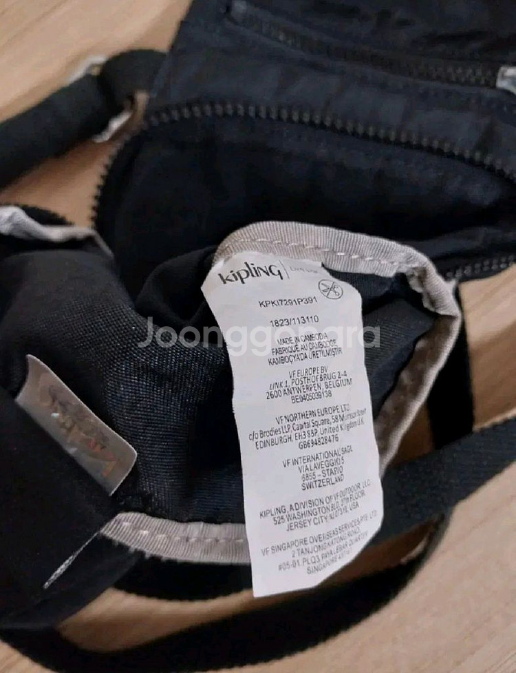 남녀공용 키플링 엘도라도 미니 크로스백, 메신저백, 숄더백 (블랙)--9