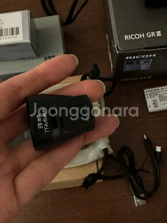 리코GR3 풀박스 , 악세사리 포함--6