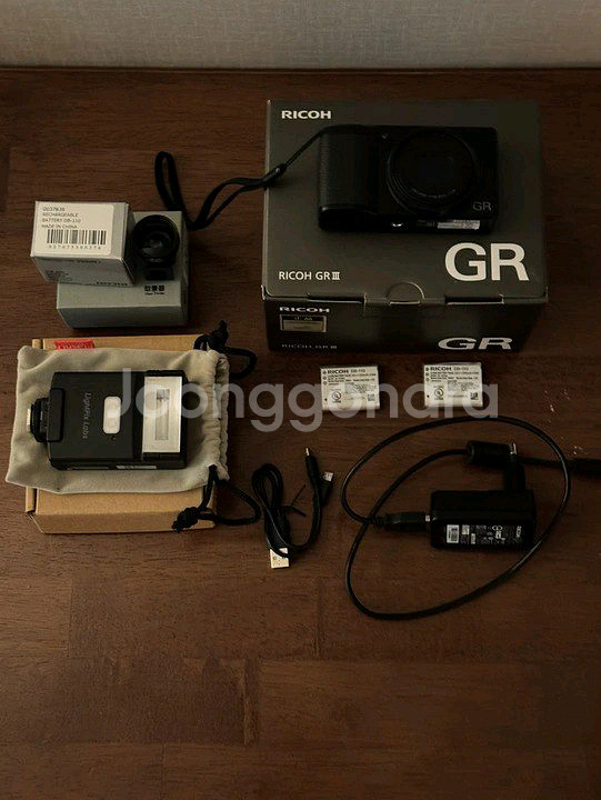 리코GR3 풀박스 , 악세사리 포함--5