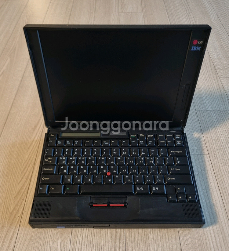 옛날 구형 ibm 노트북 윈도우95 레트로 빈티지--0