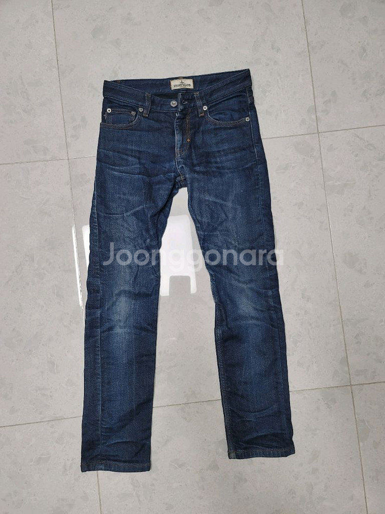 스톤아일랜드 정품 키즈 청바지 와펜포함 140사이즈 상태굿--0