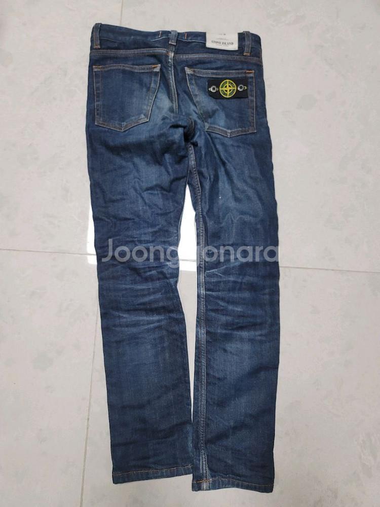 스톤아일랜드 정품 키즈 청바지 와펜포함 140사이즈 상태굿--1