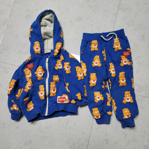 베베드피노 곰돌이 셋업 한벌 키즈110 하자1