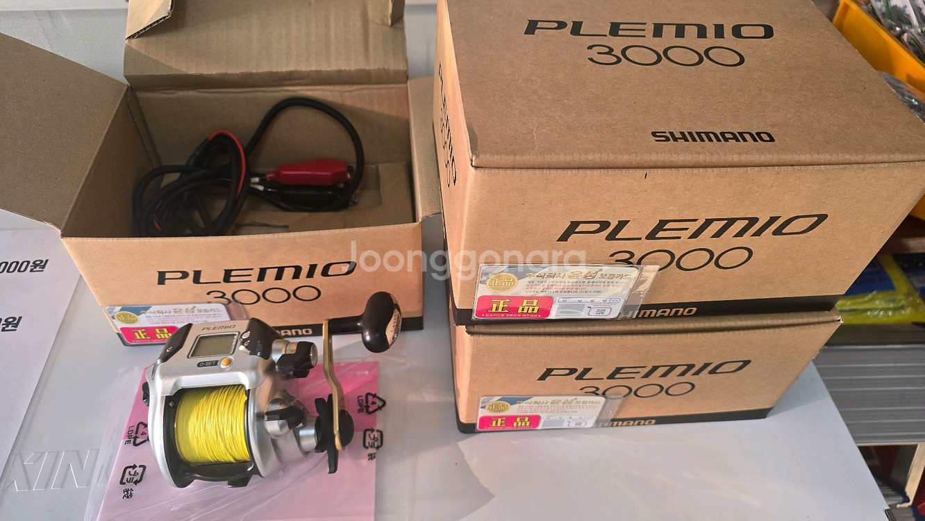 시마노 윤성 정품 전동릴 프레미오3000--6