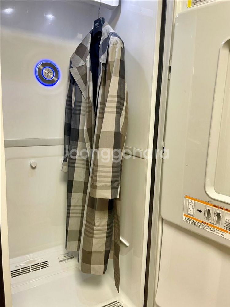 띠어리(Theory) 트렌치 체크코트 m사이즈-가격내림--4