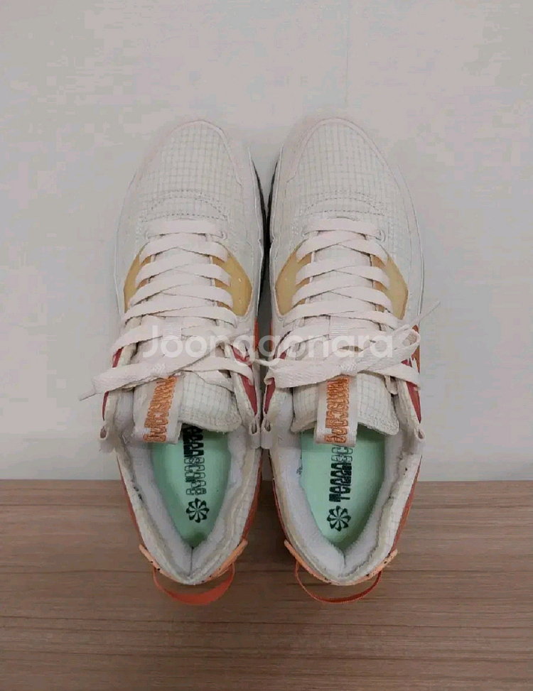 남성 나이키 에어맥스 90 테라스케이프 퓨얼오렌지 운동화 (285)--7