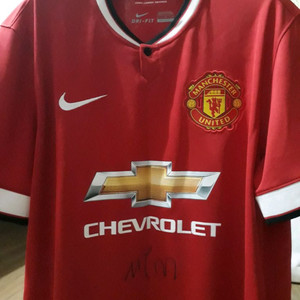 맨유 마이클캐릭 사인 유니폼