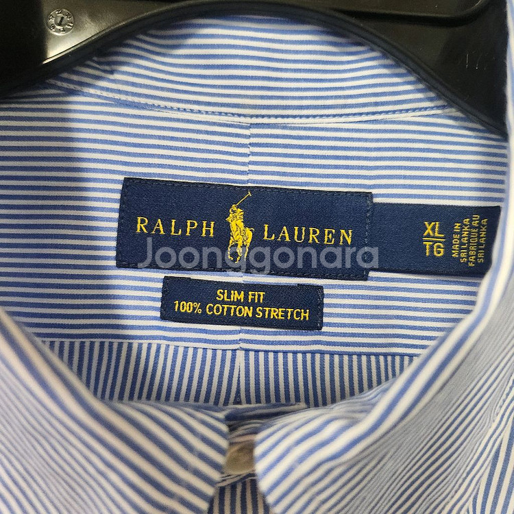 [정품]폴로랄프로렌RALPHLAUREN스트라이프 셔츠 XL--16