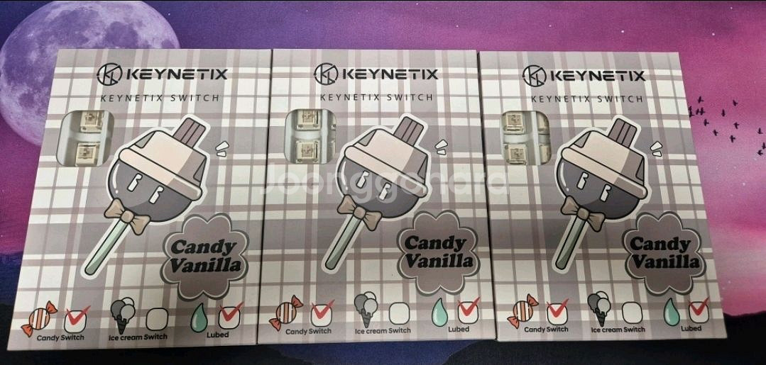 키네틱스 캔디바닐라 리니어 키보드스위치 105개--1