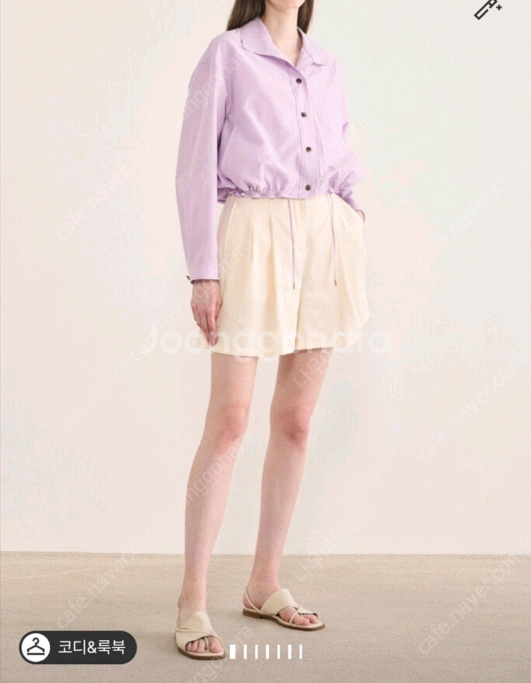 더캐시미어 셔츠형점퍼 새상품66--2