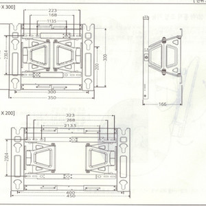 LG정품 벽걸이 브라켓 OLW480A 새상품입니다. 이미지