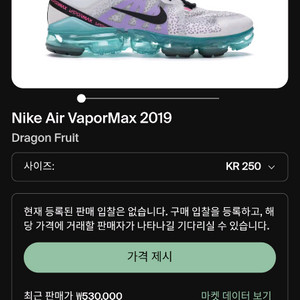 나이키.정품. 베이퍼맥스 2019 드래곤후루츠.상태최상급