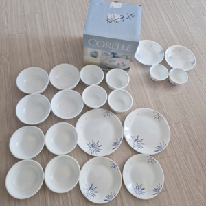 코렐 4인 그릇 세트 20pcs / 그릇