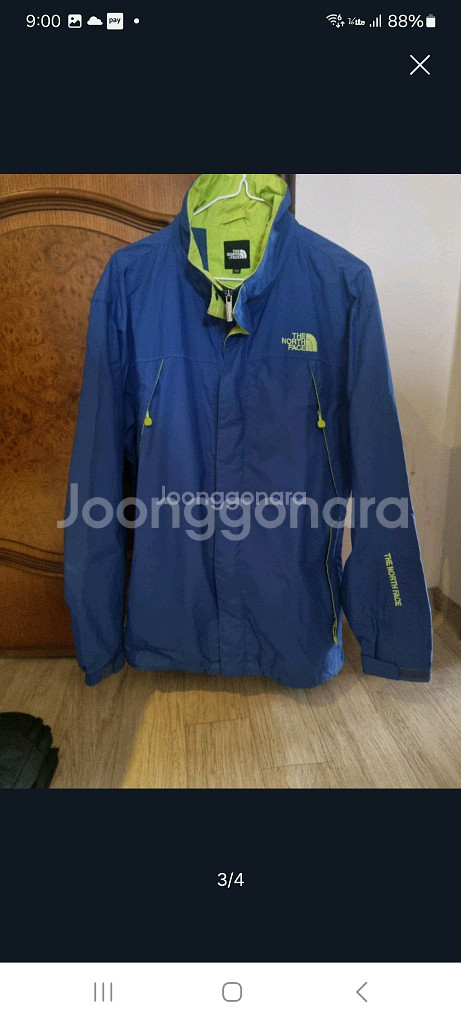 노스페이스 바람막이 자켓. L/XL--2