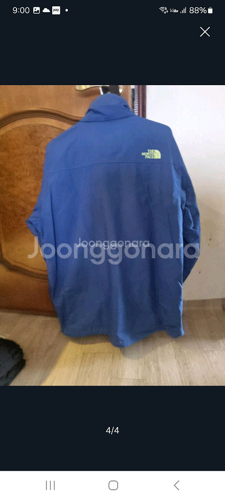 노스페이스 바람막이 자켓. L/XL--3