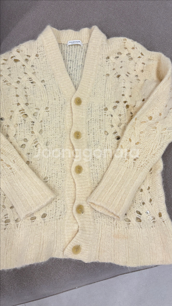 여성 니트 가디건 +니트 / 55사이즈--0