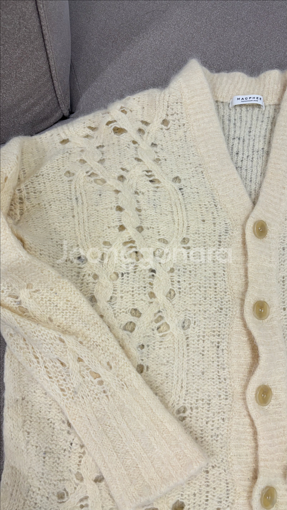 여성 니트 가디건 +니트 / 55사이즈--1