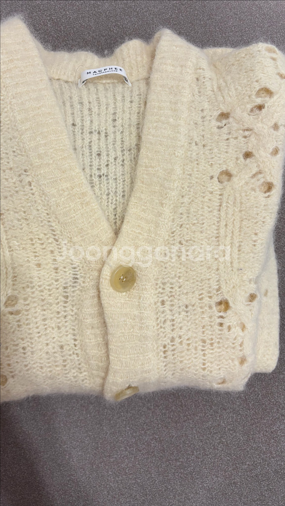 여성 니트 가디건 +니트 / 55사이즈--2