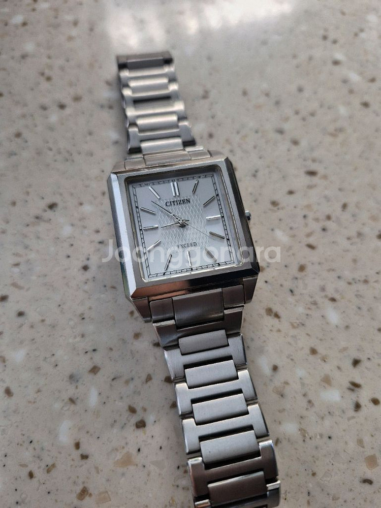 명작 citizen exceed 시티즌 엑시드 at5000-58a 사각 익시드 시계--4