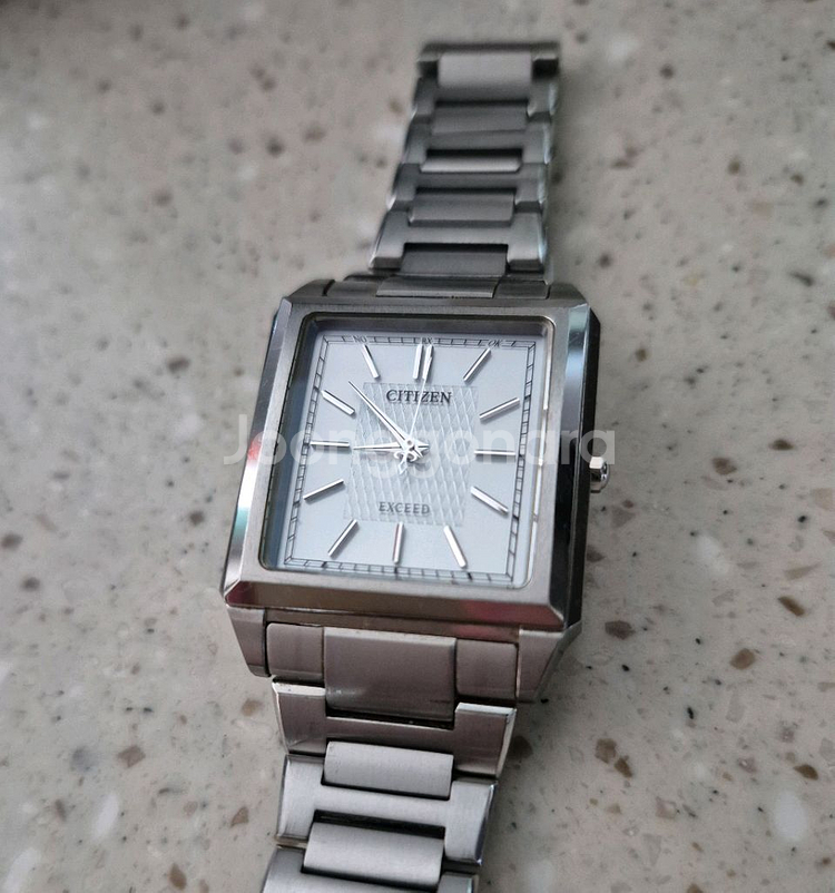 명작 citizen exceed 시티즌 엑시드 at5000-58a 사각 익시드 시계--2
