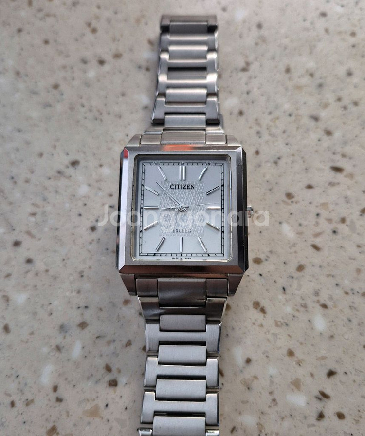 명작 citizen exceed 시티즌 엑시드 at5000-58a 사각 익시드 시계--3