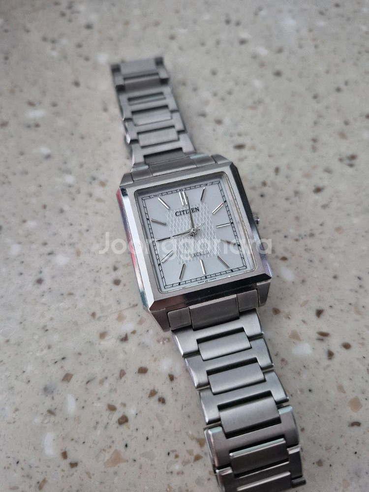 명작 citizen exceed 시티즌 엑시드 at5000-58a 사각 익시드 시계--5