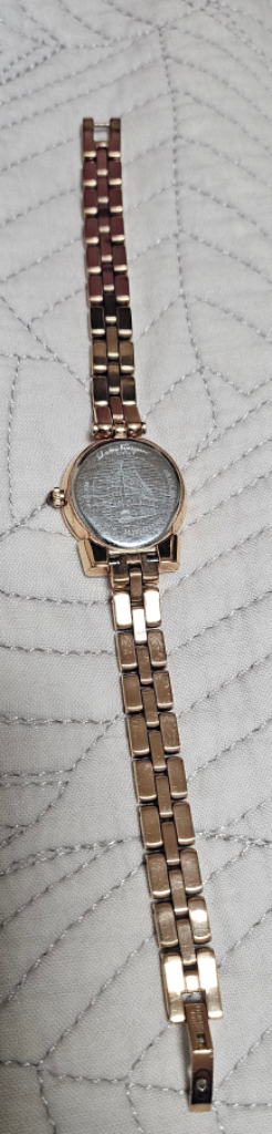 페라가모 간치니 로즈골드 여성 시계--3