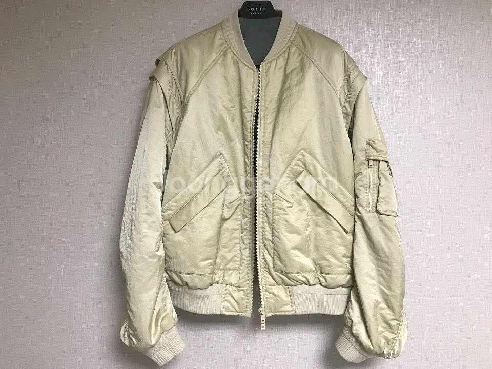 솔리드 MA-1 패딩 점퍼--2