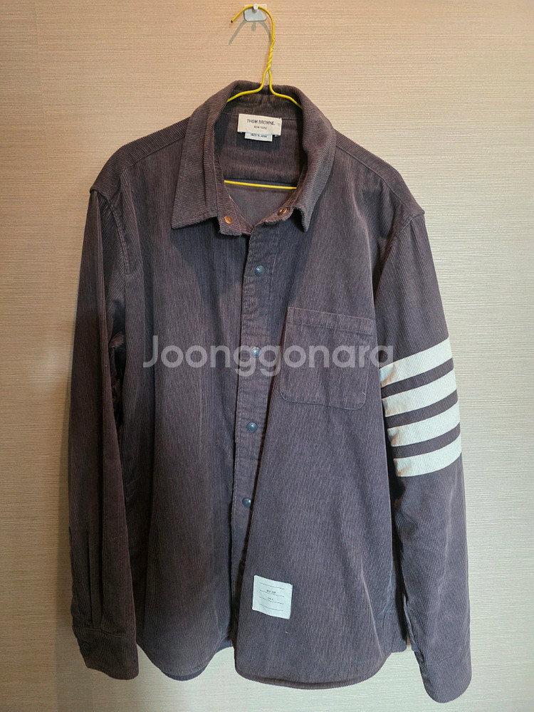 톰브라운 그레이 코듀로이 셔츠 105 110--0