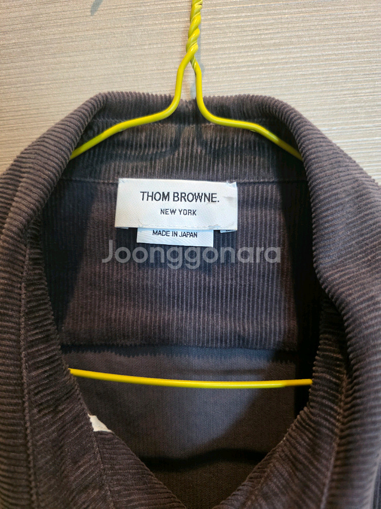 톰브라운 그레이 코듀로이 셔츠 105 110--1