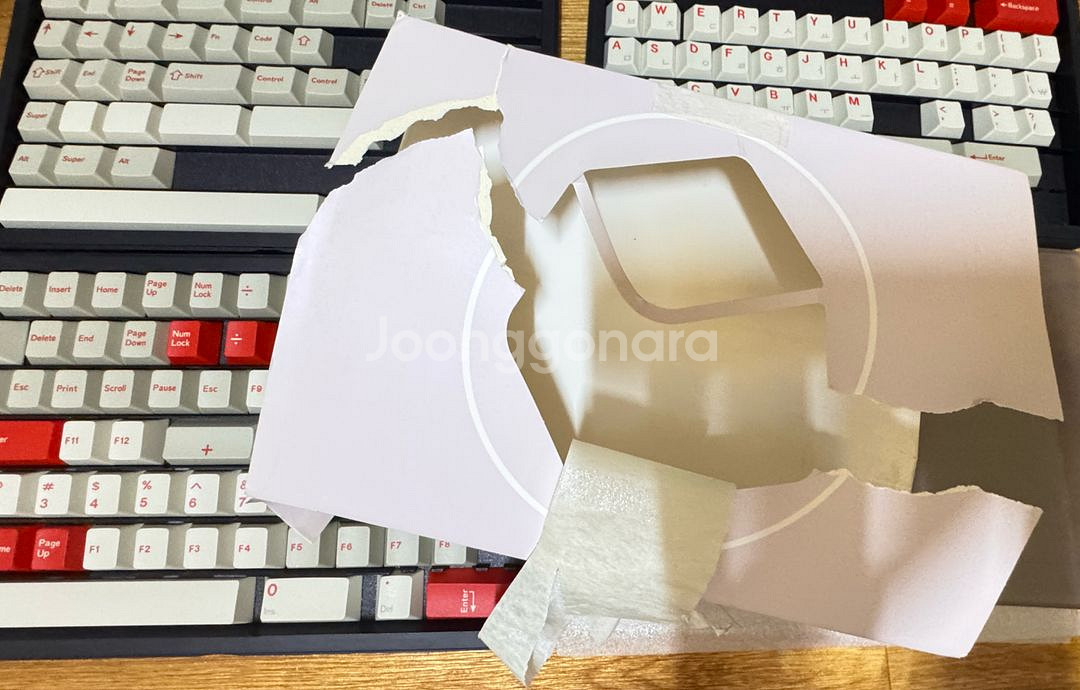 일당오 레드얼럿 Red Alert 커스텀 키캡 세트 PBT 한영각인 레트로--2