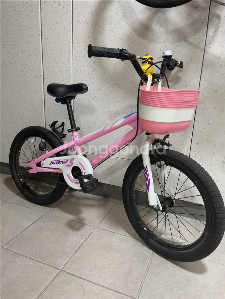 로얄베이비 프리스타일 자전거 18인치 팔아요--0